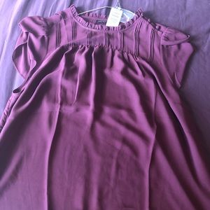 Torrid purple blouse nwt